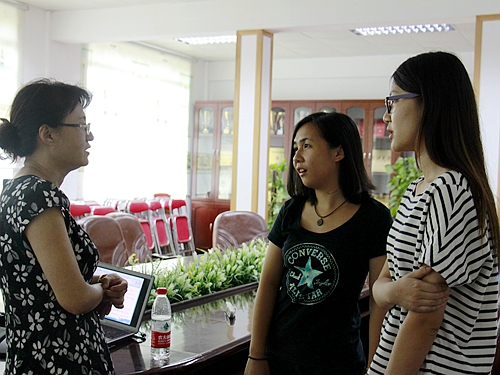 郁婷婷老师解答同学们的疑惑